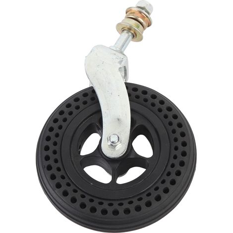 Roue pivotante 150mm en caoutchouc TPE, charge 75kg, remplacement pour chariot de manutention et diable, 1 pièce (1/5)
