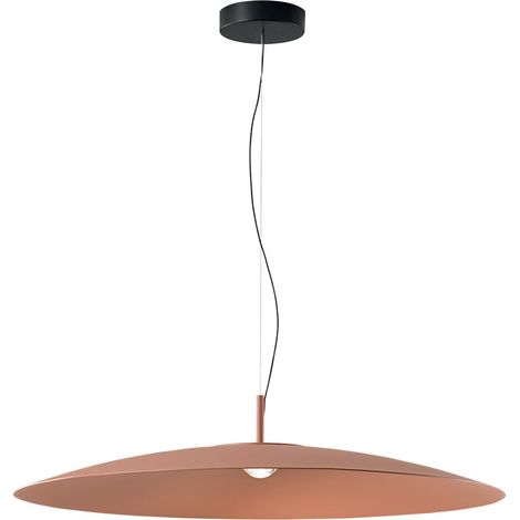 Suspension LED design en aluminium peint Elle - Marron (1/2)