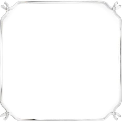 creative cables Cage Quadrato - Struttura per lampadari - M - L 48 cm, Trasparente