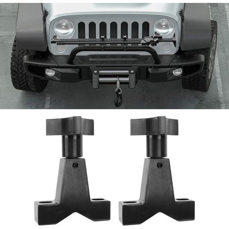 Support de montage pour tube de cric haute levée 1-2,5 pouces (noir) (1/5)