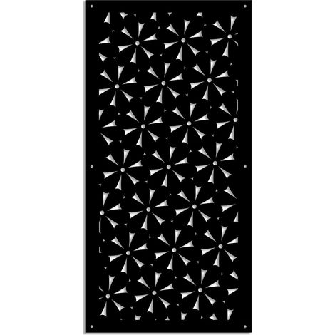 DAISY - Pannello in PVC traforato - Parasole - Colore: nero - Misura: 73x148 cm (1/3)