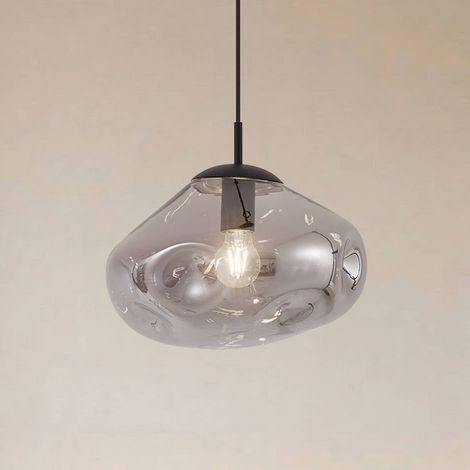 Pendellampa "Lelia" aus glas für vardagsrum / matsal von Lindby