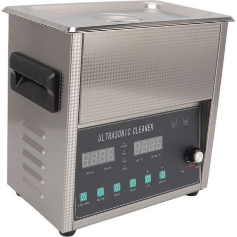 Ultraschallreiniger 3L, einstellbare Leistung, beheizbar, Edelstahl, Ultraschallreinigungsgerät für Schmuck, EU-Stecker 220–240 V (1/5)