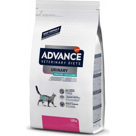 Advance Veterinary Diet Gato - Urinary Sterilized Low Calorie - Comida para Gatos Adultos Esterilizados con Problemas Urinarios