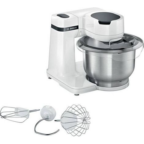 Bosch – Robot pâtissier 700W – Capacité 3,8L – 4 vitesses + turbo – Mélange planétaire 3D pour résultats parfaits – MUMS2EW00 (1/10)
