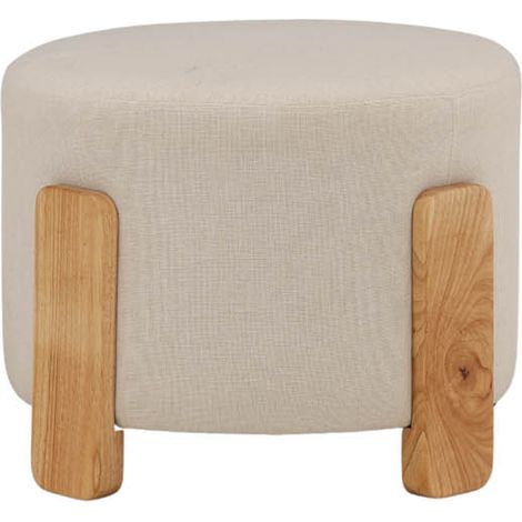 Coffey Pouf, Hocker Ø52,5cm braun.