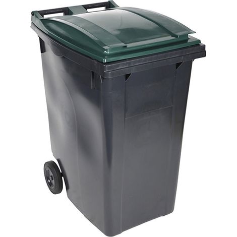 Bac roulant de tri sélectif 360l