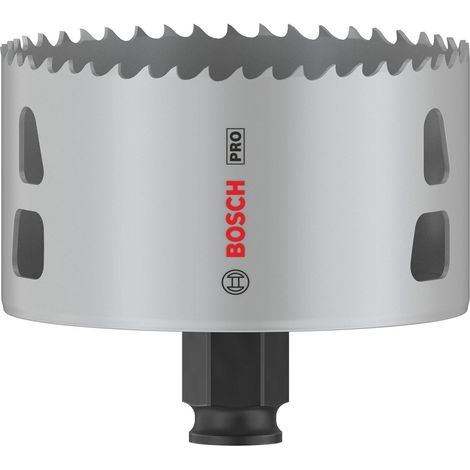 Bosch – Scie cloche PRO Multi Matériaux 86 mm – Acier HSS avec 8% de cobalt – Pour cloisons sèches et acier – Changement rapide avec adaptateur Power Change