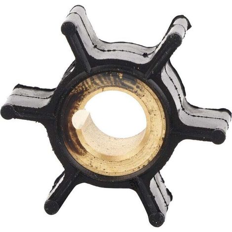 Enowelir Turbine de pompe à eau 389576 de remplacement, adaptée à Johnson Evinrude 4/4, 5/5/6/8 chevaux (1/4)