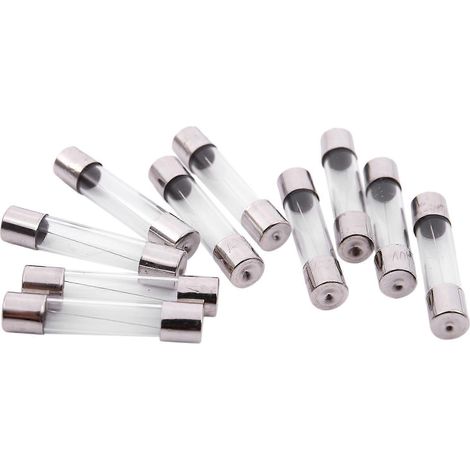 10 Fusibles Verre Type Rapide 6x30mm 250V 3A - Lot de Tubes de Rechange pour Protection Électrique (1/5)