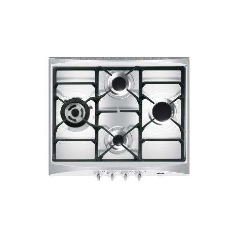 Smeg SR264XGH2 Placa de cocción a gas inox 60 cm