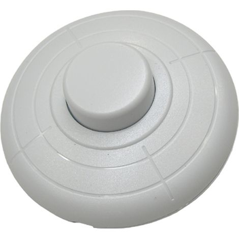 Interruptor de pie blanco