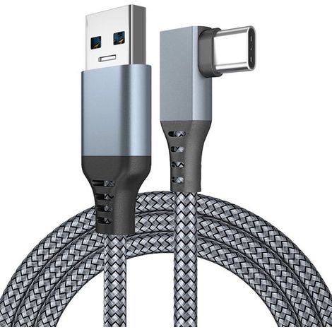 Compatible con el cable de conexión Meta Oculus Quest 2/3 S VR, el cable serie Quest 3 y el cable de carga (3 metros). (1/4)