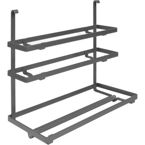 Emuca Porte-rouleau de cuisine Titane, Acier, Gris anthracite - talla (1/5)