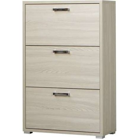 Scarpiera 3 ante doppia olmo già montato L75.3 H115.7 P33 - consegnato già montato (1/2)