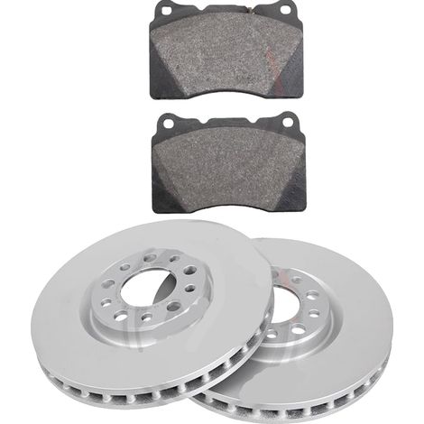 KIT FRENI ANTERIORI compatibile con Alfa Romeo GIULIETTA - DISCHI + PASTIGLIE OEM: FDB4307,FDB4331 / 17622 , 17856 , 17594 , 17857 , /SOSTITUZIONE DIRETTA/BASSA POLVERE/SILENZIOSO