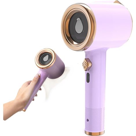 Fer à repasser vapeur portatif pour vêtements avec fonction spray, chauffage rapide (violet) (1/4)