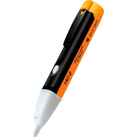 Stylo testeur de tension multifonction sans contact, jaune, pour inspection de circuits électriques, 1 pièce