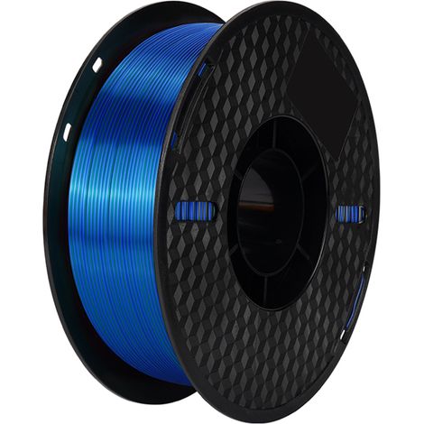 Filament PLA KINGROON pour imprimante 3D, 1 kg, 1,75 mm, tricolore, aspect soie. Matériau d'impression 3D biodégradable et écologique. Bobine. Précision dimensionnelle : +/- 0,03 mm. 1 bobine standard (1/5)