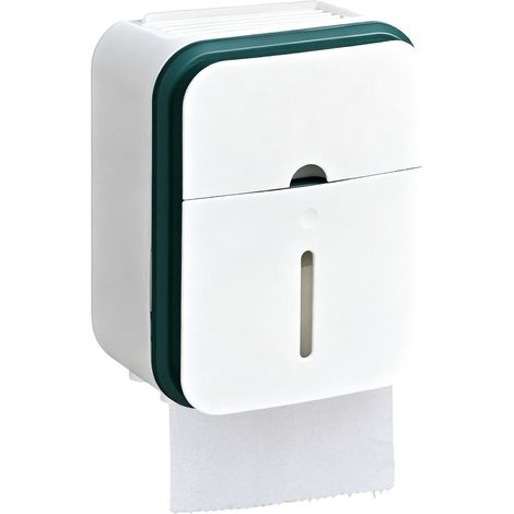 Toilet Paper Holder Large Capacity Dustproof Wall Mount