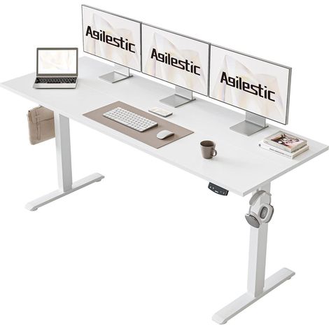 Höhenverstellbarer Schreibtisch 160x60cm Elektrisch Memory-Handsteuerung (1/5)