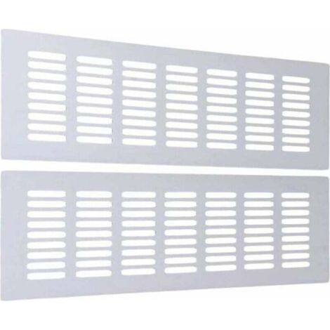 Grille D'Aeration Grille D'Aeration Rectangulaire Grille De Ventilation Grille De Ventilation Rectangulaire Grille D'Aération Aluminium Pour Une Ventilation (30 Cm) 2 Pièces