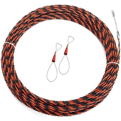 Aiguille Electricien 50M Tire Fil Electrique 5mm Diamètre Aiguille Tire Fil, rétractable d'installation (1/5)