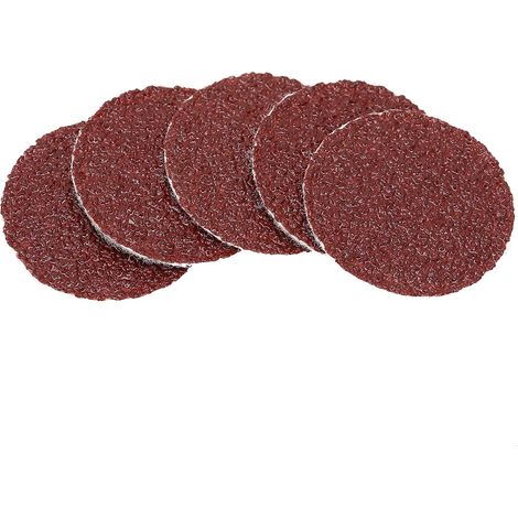 Disco abrasivo in carta rossa da 25 mm (1 pollice) – grana 80 – protezione termica – lucidatura auto/mobili