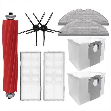 Pour rouleau brosse latérale sac à poussière Box support de serpillière filtre (1/5)