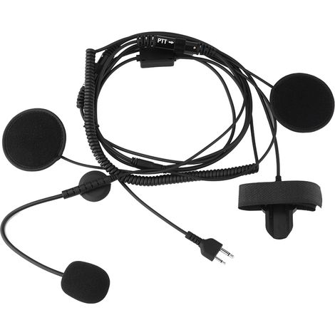 Casque de moto avec talkie-walkie Bluetooth et microphone ICOM IC-F21