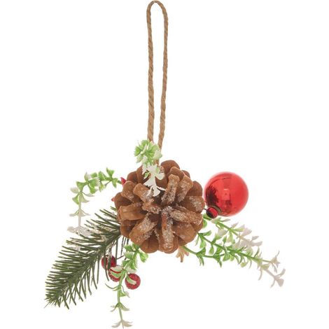 MANZANA COLGANTE 4 CULOS 7,6X6CM - Feeric lights & christmas (1/5)
