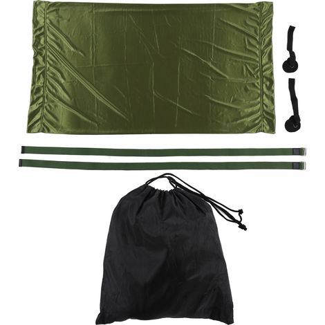 Hamac de yoga, hamac aérien élastique portable pour la maison, idéal pour l'équilibre sur les mains et les jambes écartées (vert clair). (1/5)