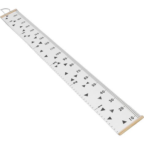 Mètre ruban pour enfants, précis et compact, en toile, amovible et mural, de forme triangulaire, idéal pour la maison. (1/5)