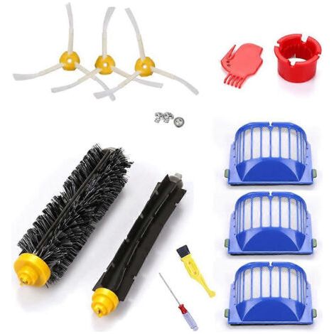 Filtre de rechange pour iRobot Roomba s��rie 600 (mod��les 605, 610, 614, 615, 616, 620, 625 et 630) brosse lat��rale pour aspirateur robot