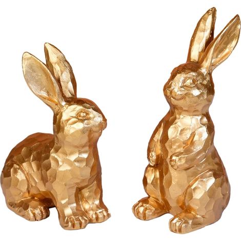 Figuren Set dekorative Tischdekoration Ostertierskulpturen