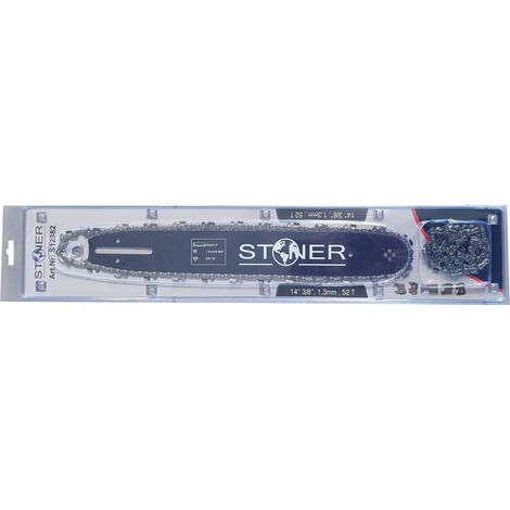 Guide-chaîne argenté + 2 chaînes 15" 325 64 maillons POUR Husqvarna Stoner