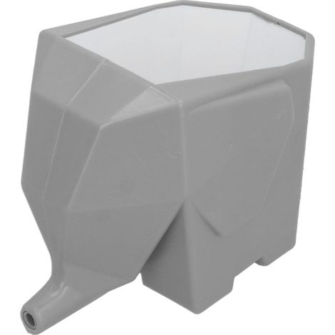Support de Vaisselle Plastique en Forme d'Éléphant, Égouttoir de Cuisine Gris pour Maison