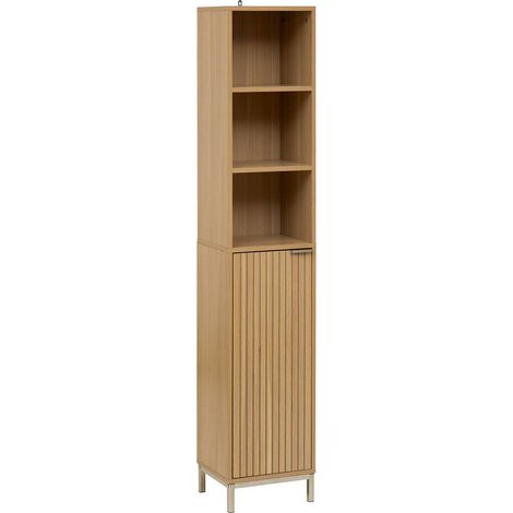 Schmaler Badezimmerschrank TASSO Säule, 33 x 28 x 168 cm (1/5)