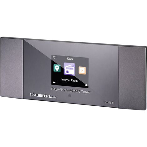 Adaptateur radio Internet DAB+ avec télécommande – Wi-Fi, FM, Spotify Connect – Plus de 25000 stations – Réseau DLNA – Albrecht