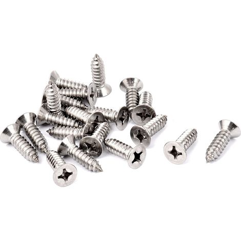 M6,3 x 22mm Senkkopf auto-ajustable Schrauben 20 pièces (36e206b7014df3f814c27dd7c5b197fe)
