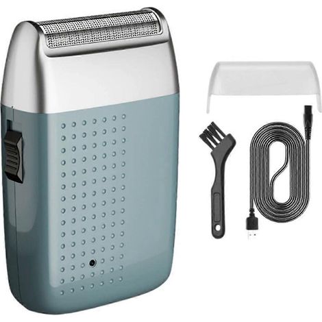 Reisehaarschneider für Herren, waschbar und per USB aufladbar, blau (1/5)