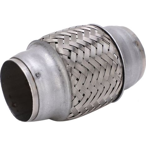 Raccord de Tuyau Flexible D'échappement en Acier Inoxydable pour Voiture, 1,75x4,1 Pouces, Réparation de Filtre, Remplacement, Ajustement Universel. (1/5)