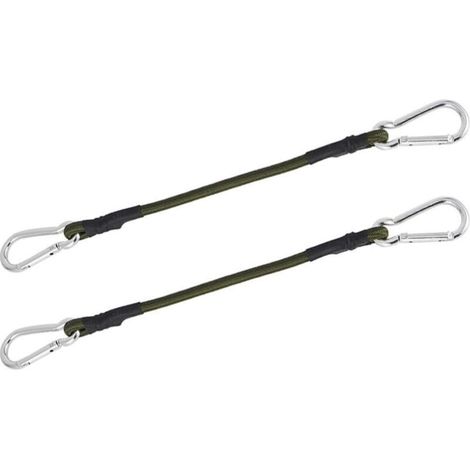Lot de 2 tendeurs élastiques robustes Ulisem de 30 cm pour le camping, les bagages et les voyages (1/4)