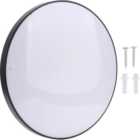 Ortviai Plafonnier LED 48 W Ultrafin avec Bordure Noire – Luminaire Moderne pour Chambre, 32 cm, Blanc Neutre, 85-265 V (1/5)