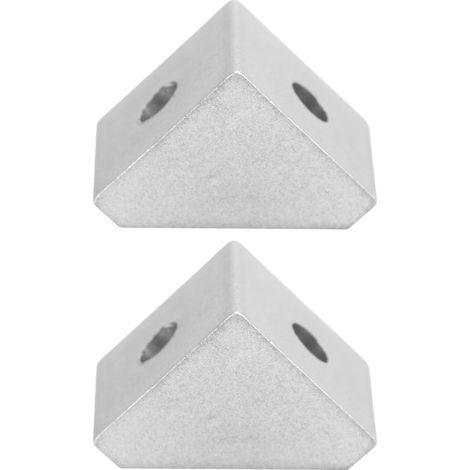2 pièces équerre intérieure angle droit triangle support 15x15mm 320400010001 (1/5)