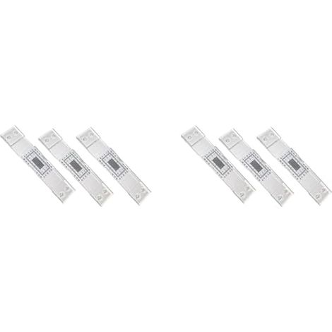 Kit de surveillance des fissures, outil de mesure des fissures en 6 pièces, jauge de largeur de fissure, équerre de comparaison en acrylique transparent. (1/5)