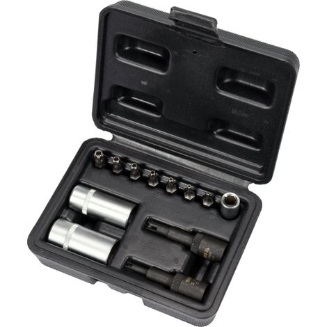 Klimaanlagen-Service Set 12-teilig, 1/4", inkl. Star TR Bits & Adapter – für VW, Audi, Opel u.a.