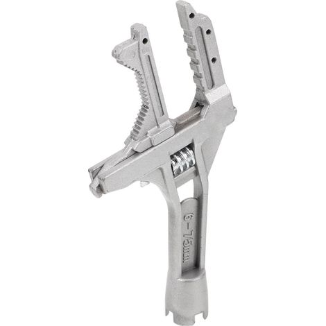 Clé à Molette Réglable en Acier Chrome Vanadium pour Plomberie Salle de Bain, Ouverture 8-72mm, Outil Polyvalent Fiable pour Installation et Réparation (1/4)