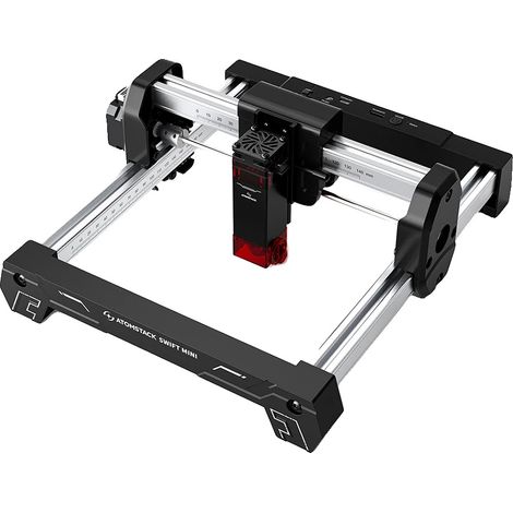 Graveur Laser, Point Laser de 0,04 mm, Vitesse de 10000 mm/min, ATOMSTACK Swift Mini, UE (1/5)