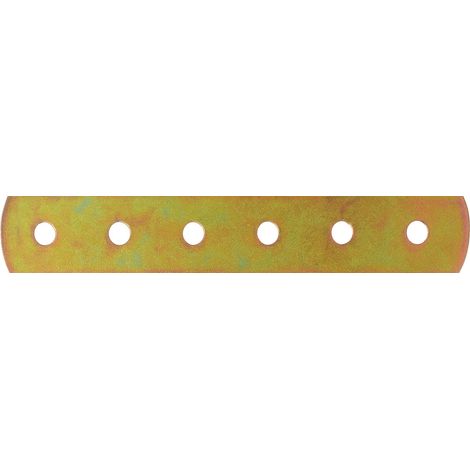 PIASTRINA DIRITTA FORATA mm. 200X20 in acciaio tropicalizzato 50.00 pz
